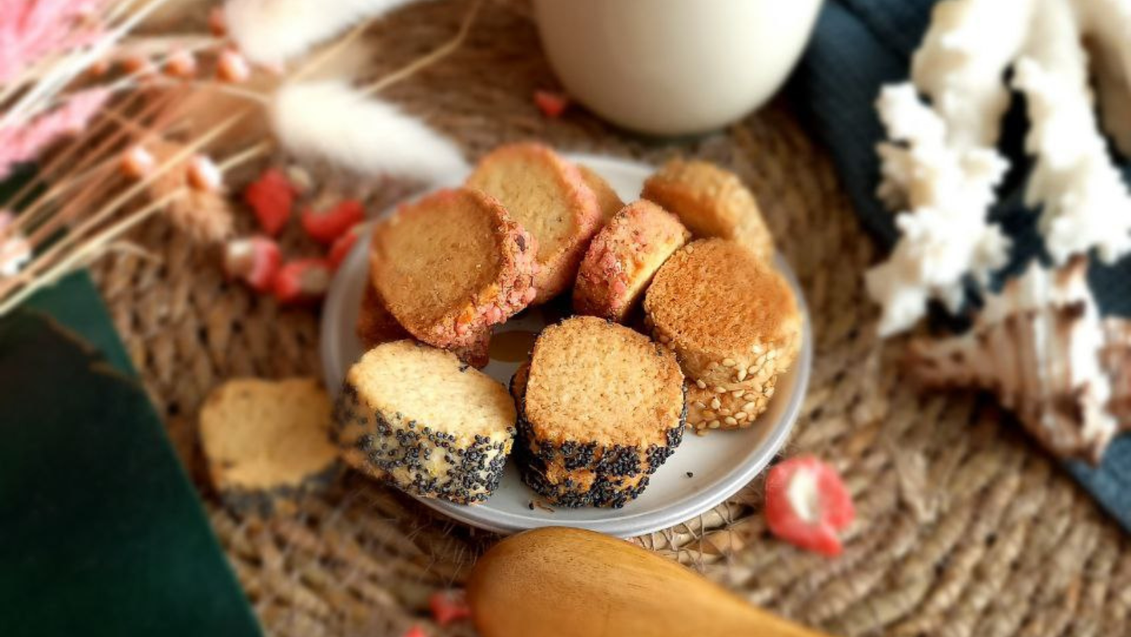Nos biscuits sont fabriqués avec amour dans notre atelier